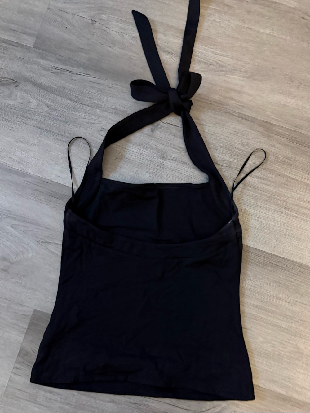 Black Halter couture One-Piece Top